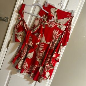 Lucy Paris two piece set, EUC size M
